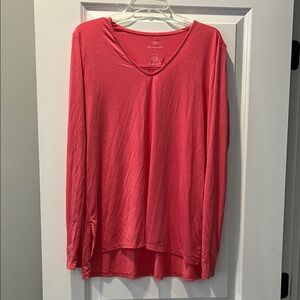 We Wander Pink Long Sleeve Top